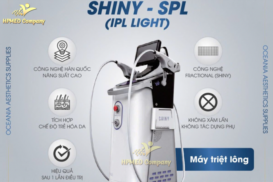 máy trẻ hóa da là gì ? 5 loại máy trẻ hóa da hiện nay 2 Công nghệ ánh sáng IPL (Intense Pulsed Light)