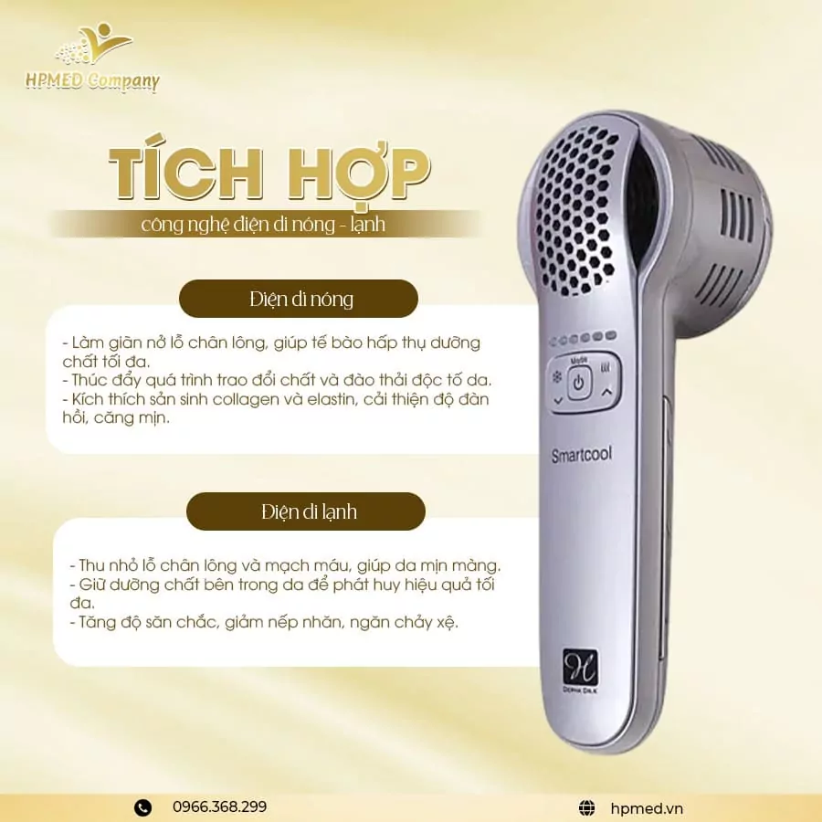 Máy Điện Di Smart Cool Hàn Quốc