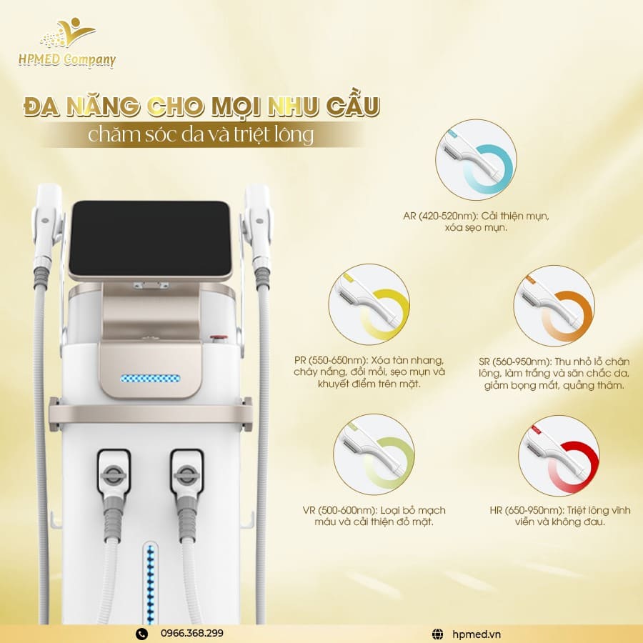 Máy Triệt Lông Lạnh DPL Spectrum