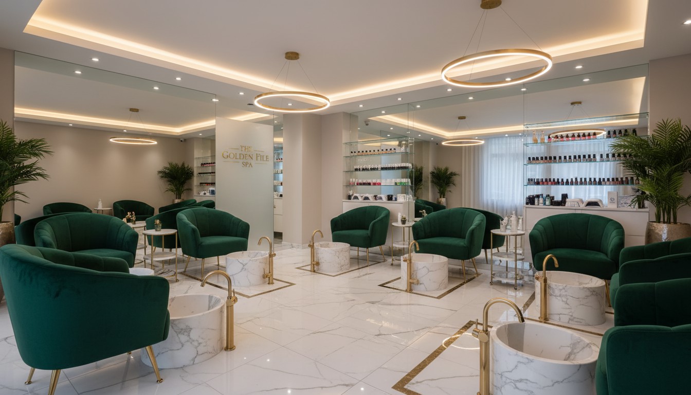 Tầm quan trọng của ghế làm Nail trong thiết kế tiệm Spa chuyên nghiệp