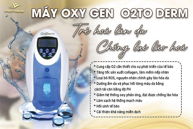 máy trẻ hóa da là gì ? 5 loại máy trẻ hóa da hiện nay 6 Công nghệ Oxygen Jet