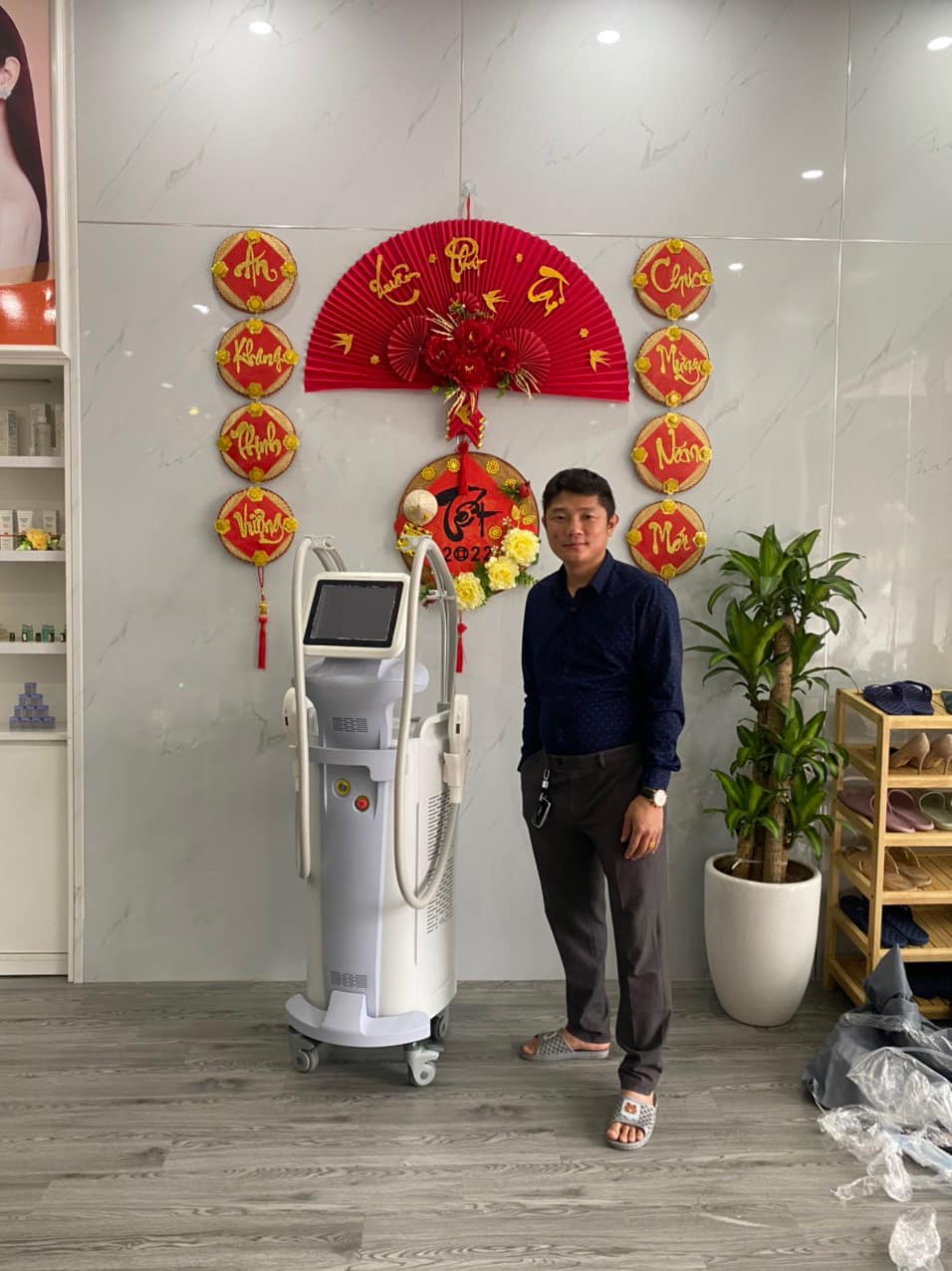 Chuyển giao máy triệt lông IPL Bắc Kinh ✅ | Mai Phương Spa & HPMED 3 Chuyển giao máy triệt lông ipl bắc kinh cho Mai Phương Spa - 03