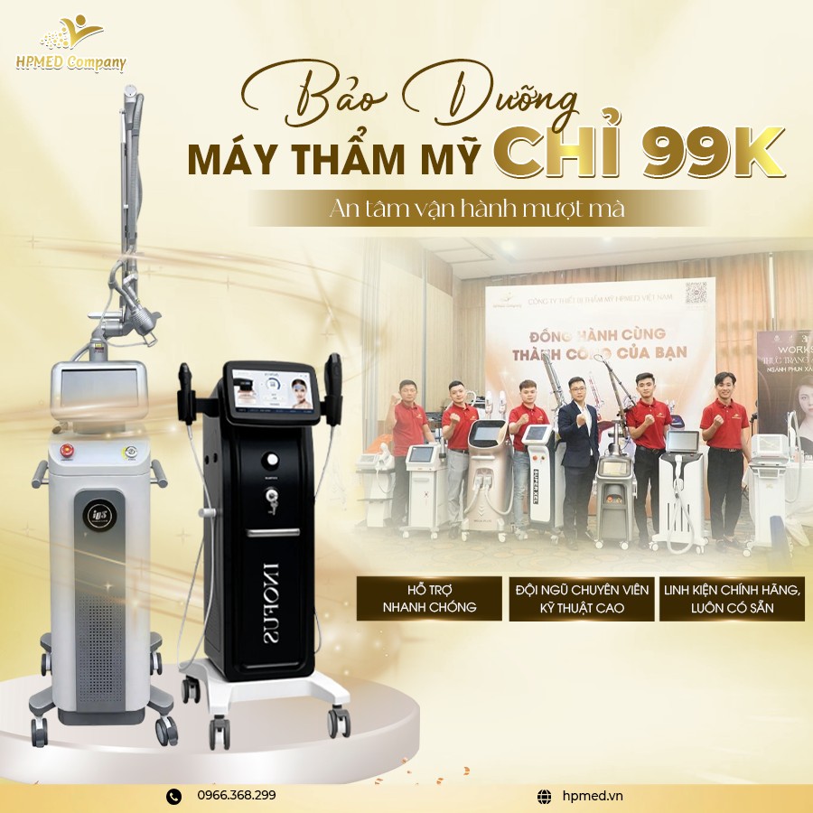 Bảo dưỡng máy thẩm mỹ 99K ⭐ giúp spa vận hành mượt mà