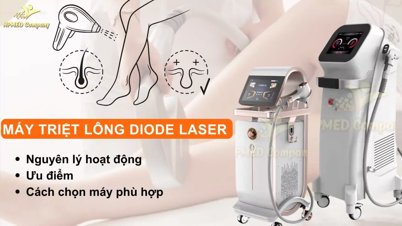 Máy Triệt Lông Diode Laser Cao Cấp