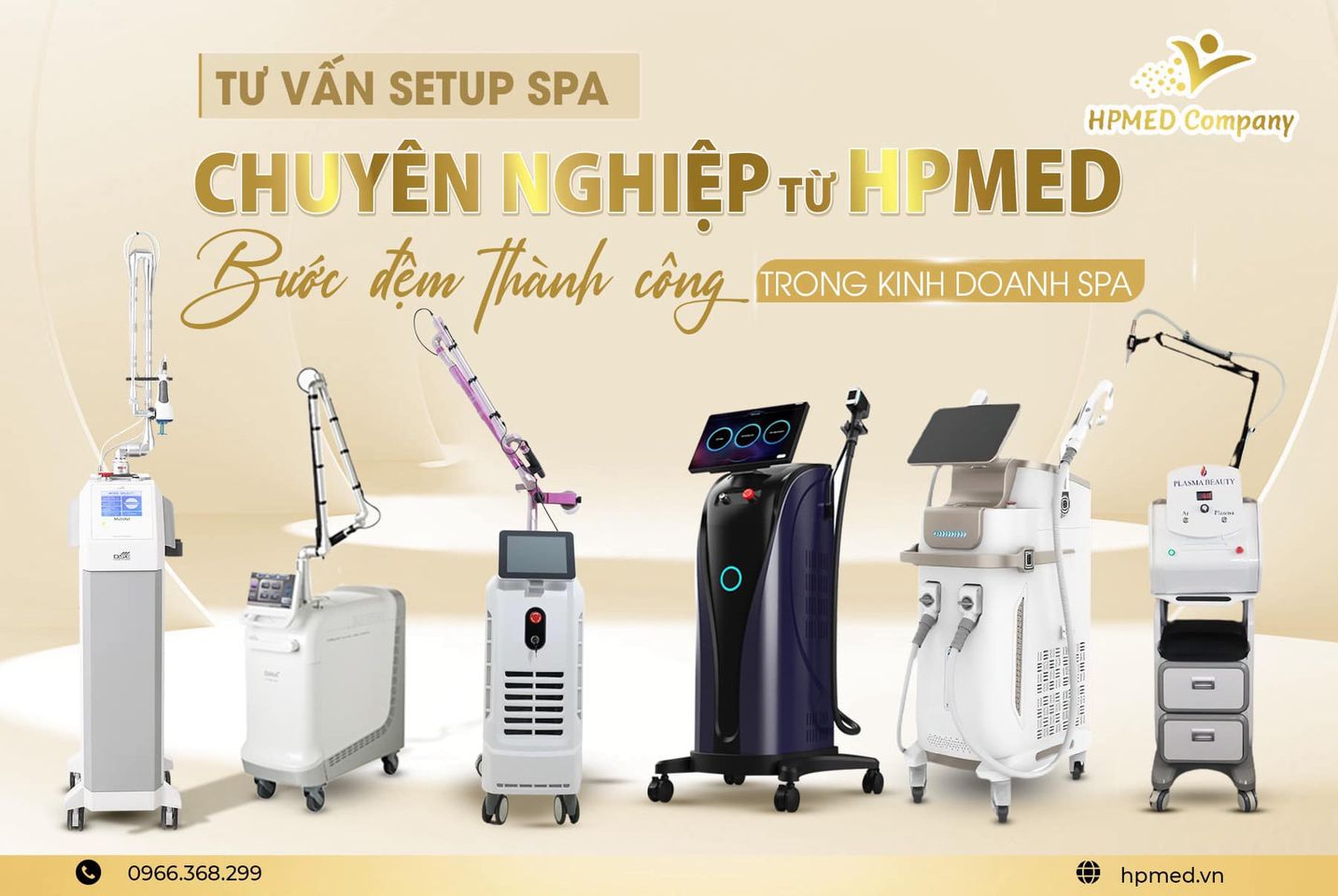 Các dòng máy thẩm mỹ công nghệ cao của HPMED dùng cho spa và chăm sóc da chuyên nghiệp