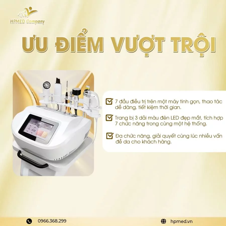 Máy Điện Di Care 7 Hàn Quốc Cao Cấp