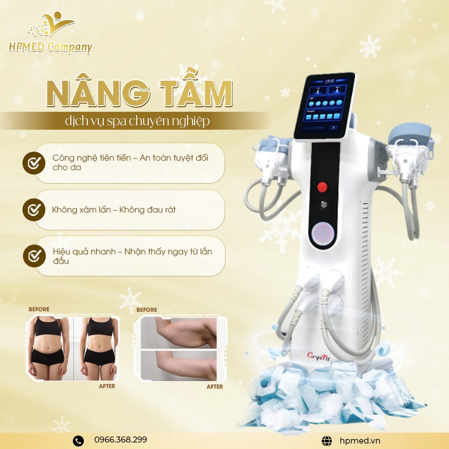 Máy Giảm Béo Quang Đông 360 Cryolipolysis 💎 Giải Pháp Làm Gọn Vóc Dáng An Toàn Cho Spa Hiện Đại 3 Máy Giảm Béo Quang Đông 360 Cryolipolysis 💎 Giải Pháp Làm Gọn Vóc Dáng An Toàn Cho Spa Hiện Đại