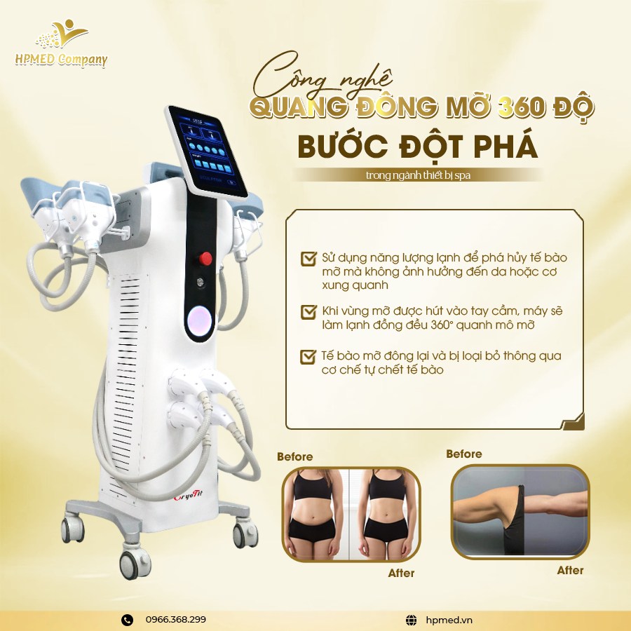 Máy Giảm Béo Quang Đông 360 Cryolipolysis 💎 Giải Pháp Làm Gọn Vóc Dáng An Toàn Cho Spa Hiện Đại 4 Máy Giảm Béo Quang Đông 360 Cryolipolysis 💎 Giải Pháp Làm Gọn Vóc Dáng An Toàn Cho Spa Hiện Đại