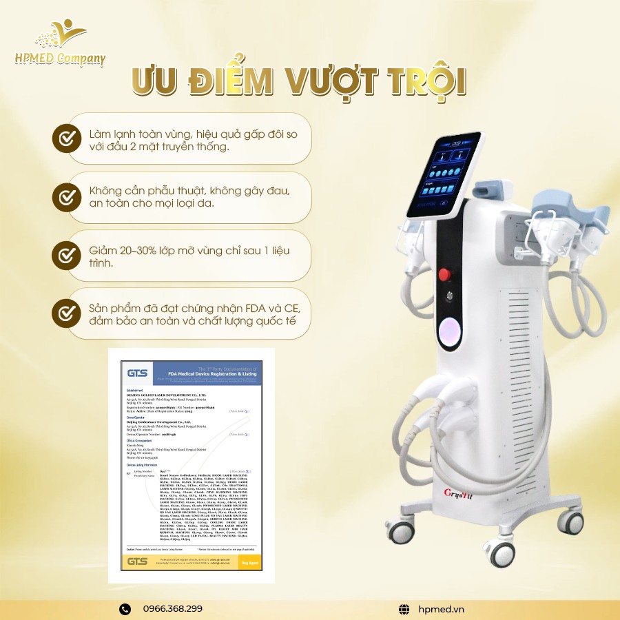 Máy Giảm Béo Quang Đông 360 Cryolipolysis 💎 Giải Pháp Làm Gọn Vóc Dáng An Toàn Cho Spa Hiện Đại 6 Máy Giảm Béo Quang Đông 360 Cryolipolysis 💎 Giải Pháp Làm Gọn Vóc Dáng An Toàn Cho Spa Hiện Đại