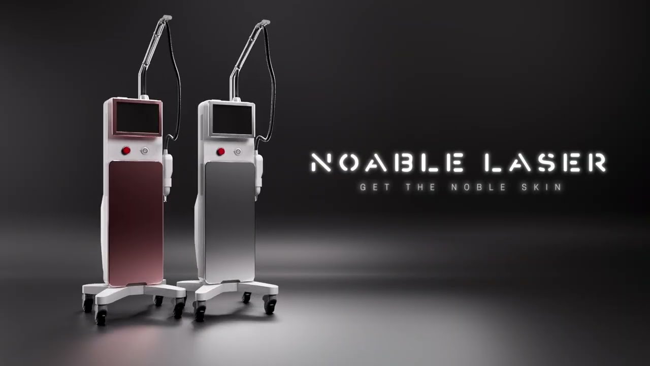 Máy Laser 1450nm màu đỏ và bạc với màn hình cảm ứng dùng điều trị da chuyên nghiệp