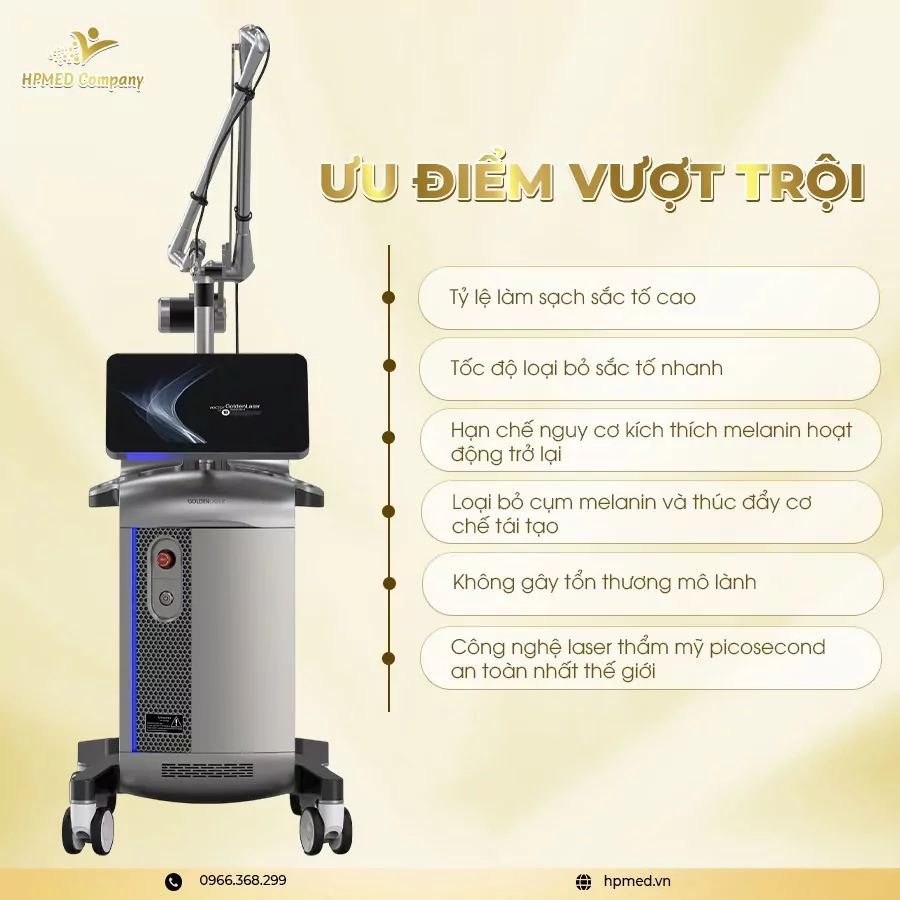 Máy Laser GL019 Premium 💎 Laser Nd Yag chuẩn FDA &amp; CE cho spa &amp; phòng khám da liễu