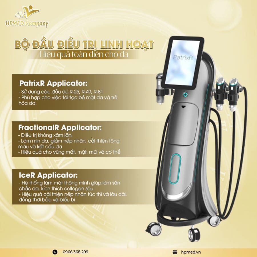 Máy RF vi điểm PatrixR ✨ Công nghệ RF đa tầng 3 độ sâu