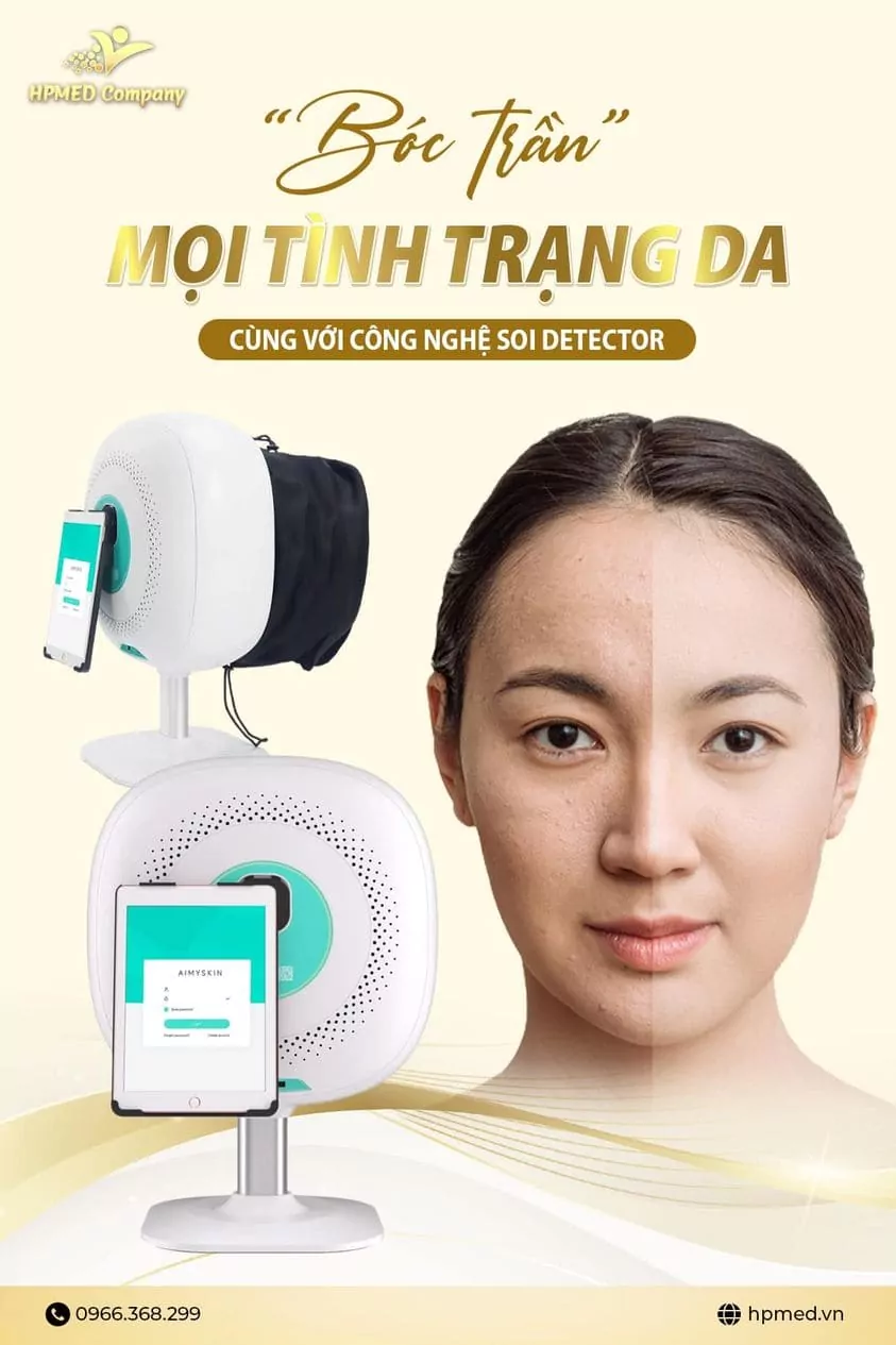 Máy Soi Da Ammy Skin Detector Kết Nối Ipad