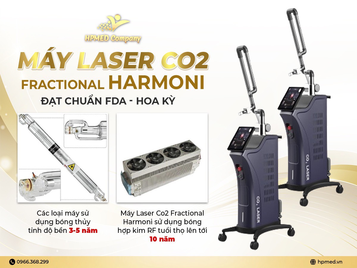 Máy Laser Co2 Fractional Harmoni Cao Cấp