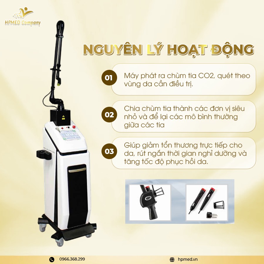 Máy Laser CO2 Fractional Pentagon Glass F Bóng Thủy Tinh Hàn Quốc ⭐ Ultra Pulse 20W – Chuẩn Điều Trị Sẹo &amp; Trẻ Hóa Da