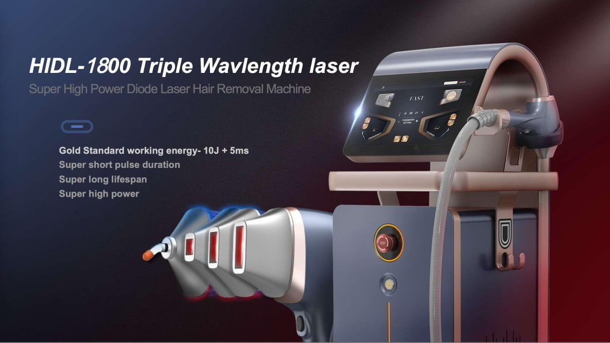 Máy Triệt Lông Diode Laser HIDL 1800 | Cao Cấp Bắc Kinh 5 Máy Triệt Lông Diode Laser 1800 HIDL