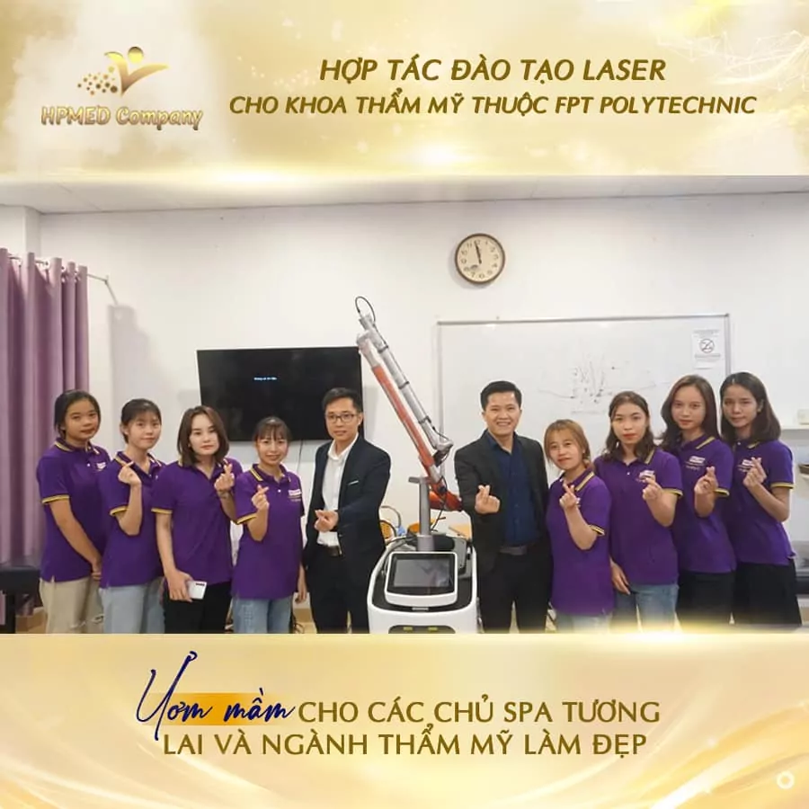 Sự Kiện HPMED Hợp Tác Đào Tạo Laser Cho Học Viên Tại Poly K-Beauty – Trường Cao Đẳng FPT 🌸 2 HPmed hợp tác đào tạo laser cho học viên tại Hệ thống đào tại thẩm mỹ quốc tế Poly K-beauty trường cao đẳng FPT - 02